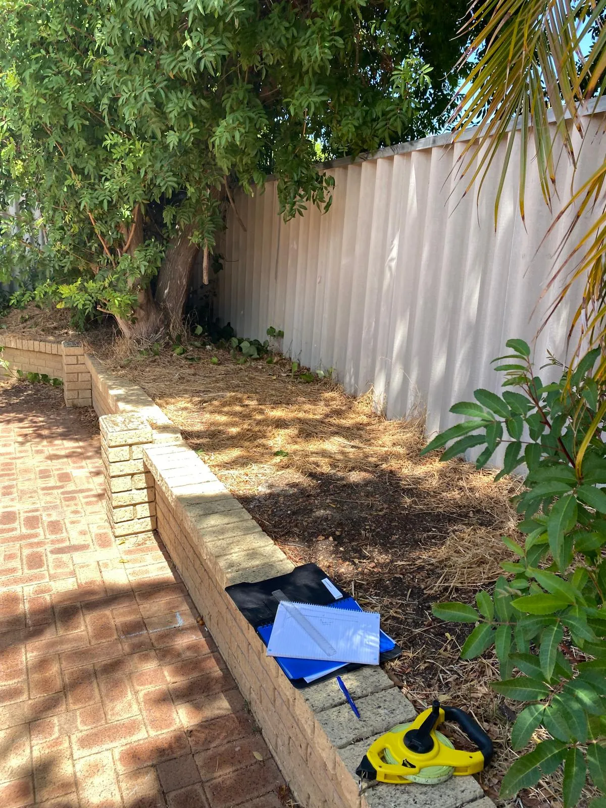 Hardie fence removal