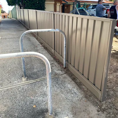 Straight Up Retaining Fencing & Earthworks project