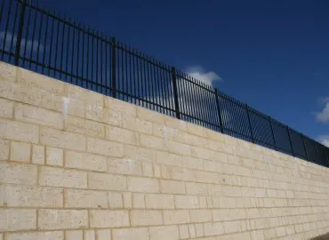 Straight Up Retaining Fencing & Earthworks project