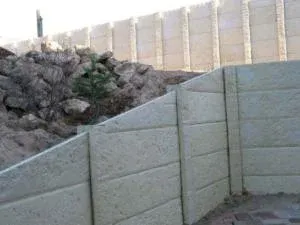 Straight Up Retaining Fencing & Earthworks project