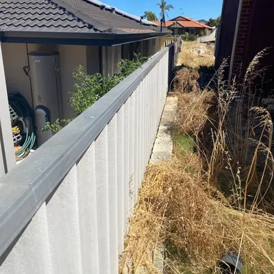 Straight Up Retaining Fencing & Earthworks project