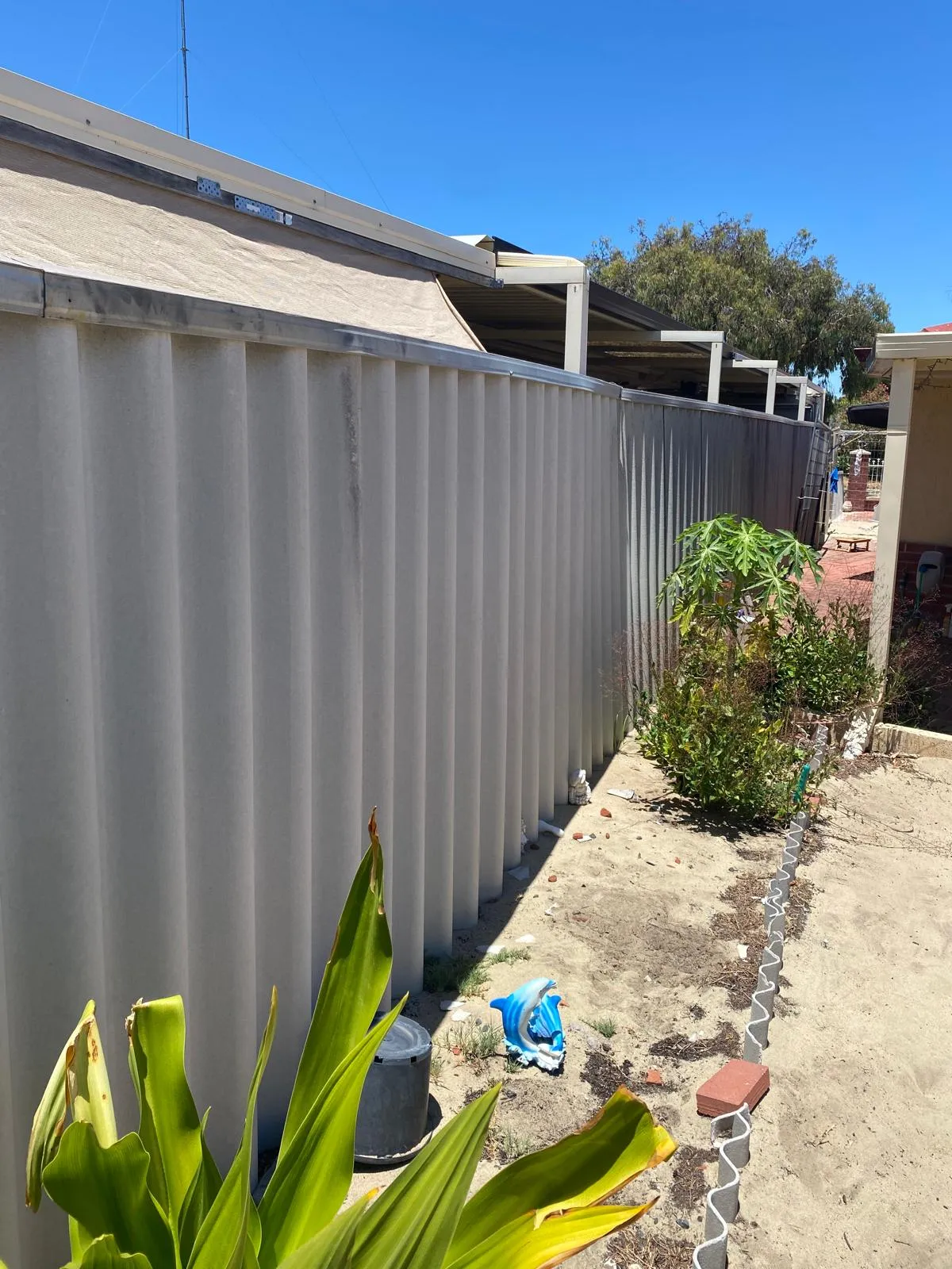 Hardie fence removal